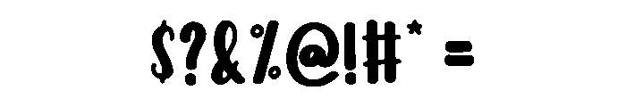 Cute Sumira Regular Font OTHER CHARS