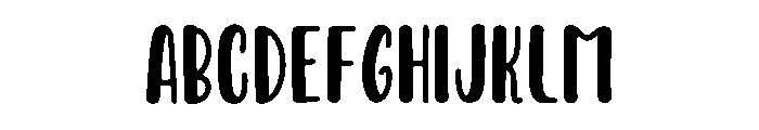 Cute Sumira Regular Font UPPERCASE