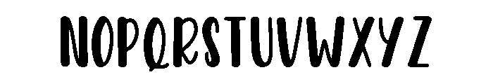 Cute Sumira Regular Font LOWERCASE