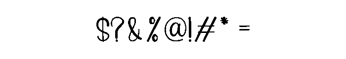 Cute Sunday Font OTHER CHARS