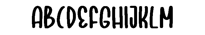 Cute Swile Regular Font UPPERCASE