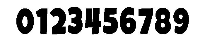 Cute Thick Regular Font OTHER CHARS