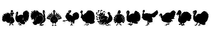 Cute Turkey FONT