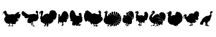 Cute Turkey Font LOWERCASE