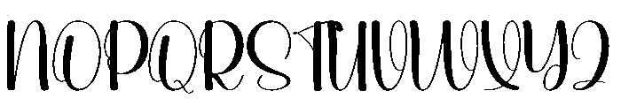 Cute Umbrela Font UPPERCASE