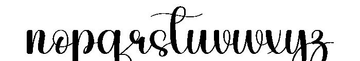 Cute Umbrela Font LOWERCASE