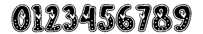 Cute Valentine Regular Font OTHER CHARS