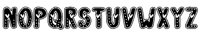 Cute Valentine Regular Font LOWERCASE