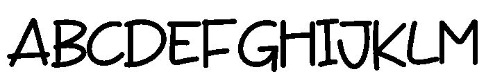 Cute Wadio Font UPPERCASE