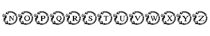 Cute Wedding flower Font LOWERCASE