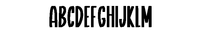 Cute bunny Regular Font UPPERCASE