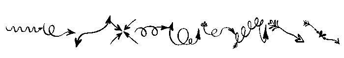Cute heart arrow Font OTHER CHARS