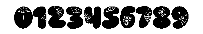 Cute spider Font OTHER CHARS