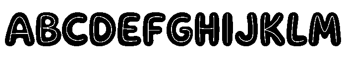 CuteBubble Font UPPERCASE