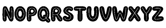 CuteBubble Font UPPERCASE