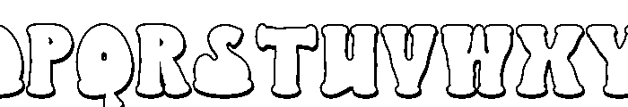 CuteChunky-Regular Font UPPERCASE