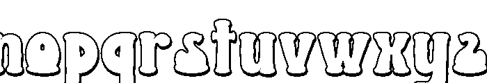 CuteChunky-Regular Font LOWERCASE