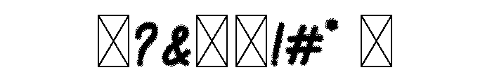 CuteRope Font OTHER CHARS