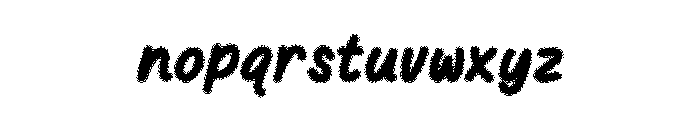 CuteRope Font LOWERCASE