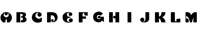 CuteThings1 Font UPPERCASE
