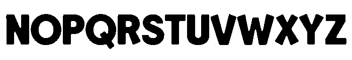 Cutefright Halloween Sans Round Font UPPERCASE