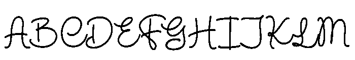 Cutefright Halloween Script Regular Font UPPERCASE