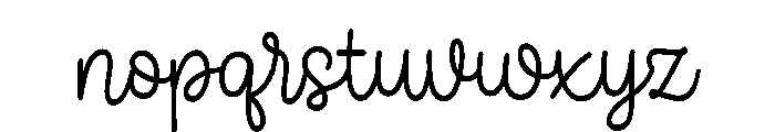 Cutefright Halloween Script Regular Font LOWERCASE