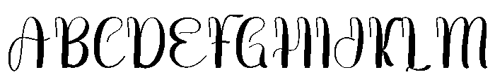 Cutegirly Font UPPERCASE