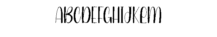 Cutegrils1 Font UPPERCASE