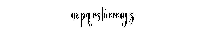 Cutegrils1 Font LOWERCASE
