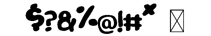 Cutemerry Font OTHER CHARS