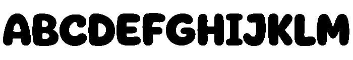 Cutepunch Regular Font UPPERCASE