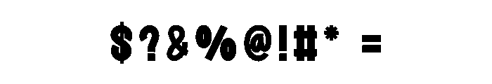 Cutes Bulldog Font OTHER CHARS