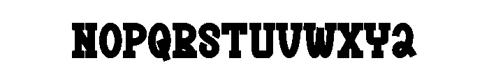 Cutes Bulldog Font LOWERCASE