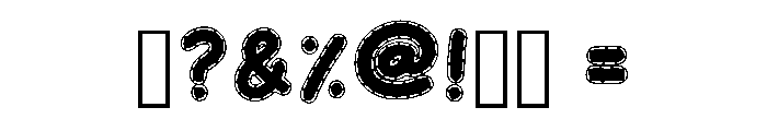 Cutes Handmade Regular Font OTHER CHARS
