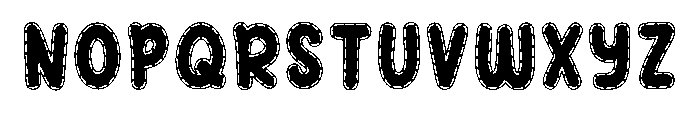Cutes Handmade Regular Font UPPERCASE