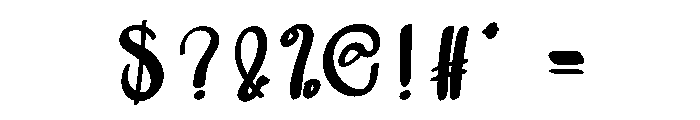 Cutes History Font OTHER CHARS