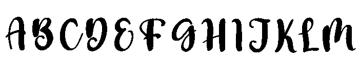 Cutes History Font UPPERCASE