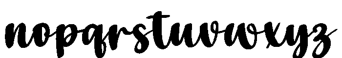 Cutes History Font LOWERCASE
