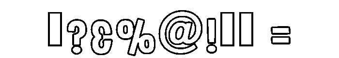 Cutes Honey Regular Font OTHER CHARS