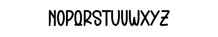 Cutes Snowman Font UPPERCASE