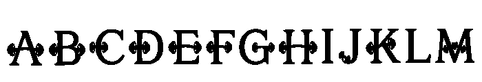 Cutia Regular Font UPPERCASE