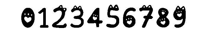 Cutie Kitten Regular Font OTHER CHARS
