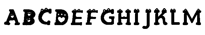Cutie Kitten Regular Font UPPERCASE