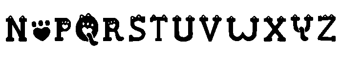 Cutie Kitten Regular Font UPPERCASE