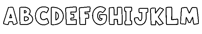Cutie Outline Regular FONT