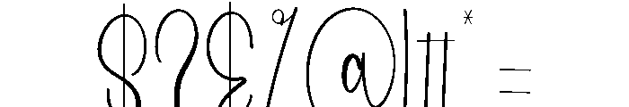 Cutie Valentine Font OTHER CHARS