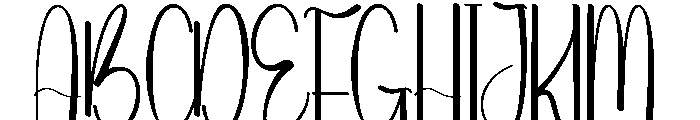 Cutie Valentine Font UPPERCASE
