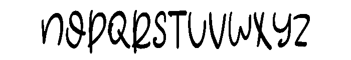 Cutie bunny Font UPPERCASE