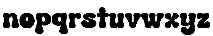 Cuties Angeline Regular Font LOWERCASE